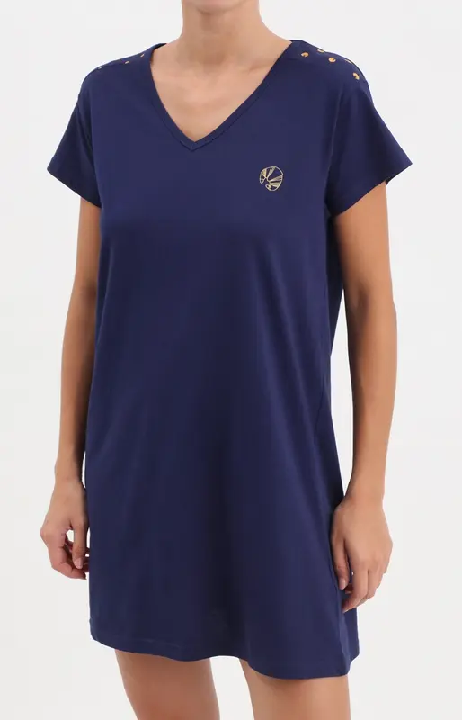 Chemise de nuit en jersey de coton léger - Viennoiserie