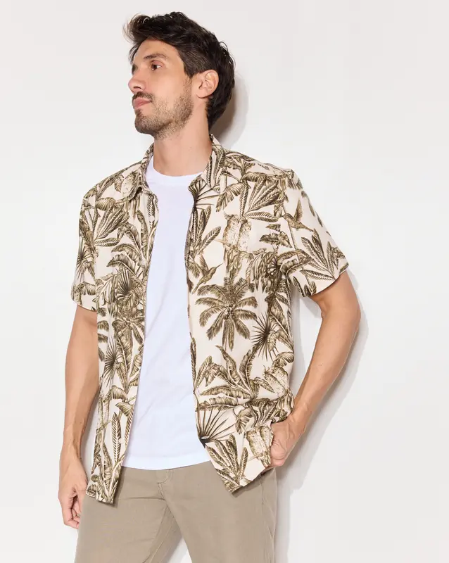 CHEMISE DOMINO ÉCRU