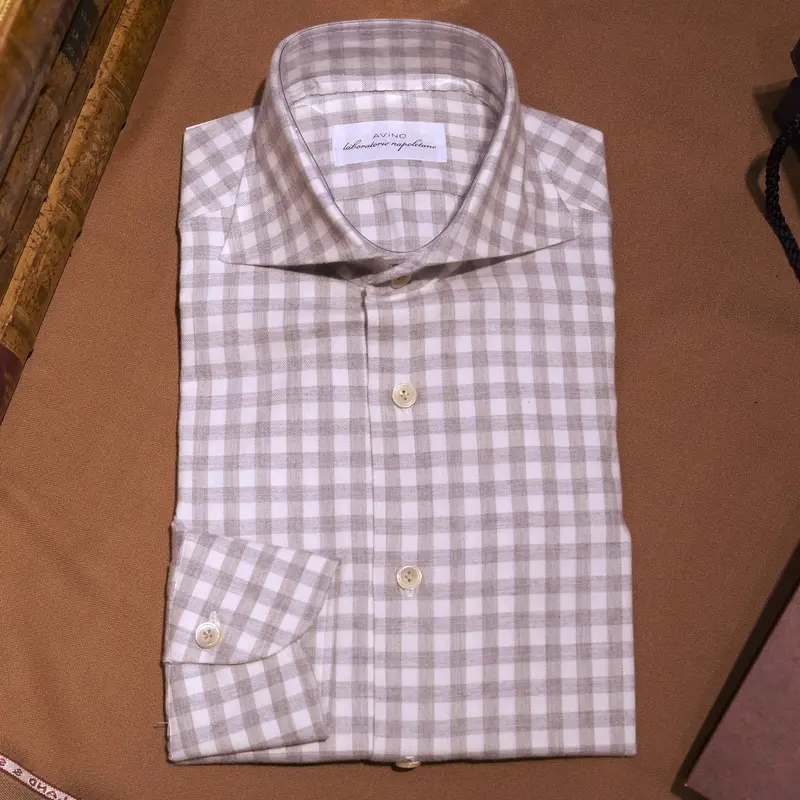 Chemise en flanelle à carreaux -pièce unique