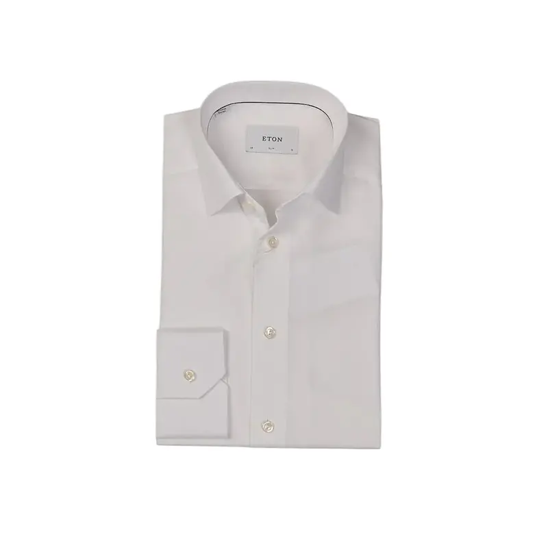 {Chemise Eton homme blanc Slim