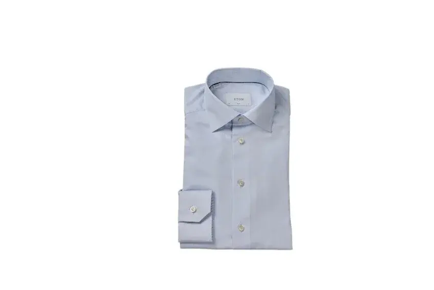 {Chemise Eton homme bleu clair contemporain