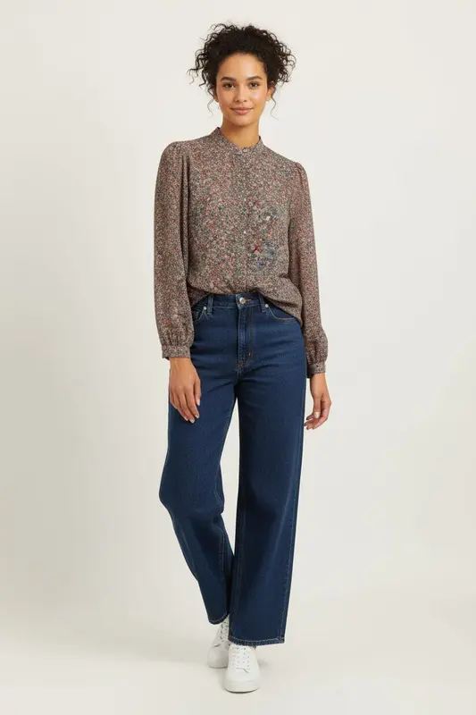 Chemise Fleurie Multicolore - Taille L/40