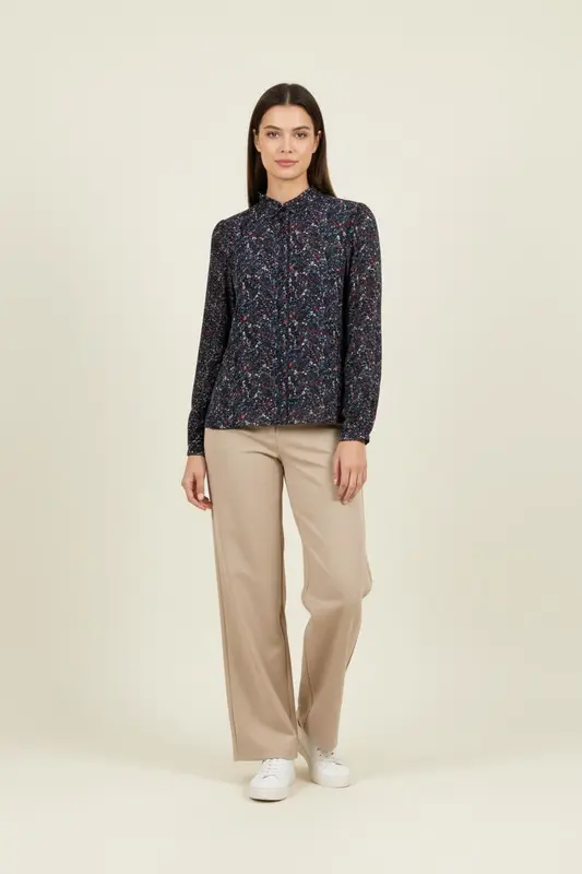 Chemise Fleurie Multicolore - Taille S/36