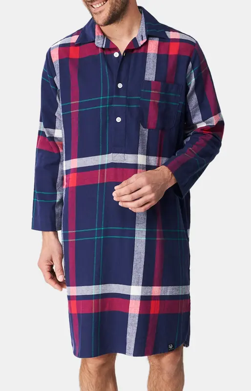 Chemise Grand-Père - Carreaux Hugo