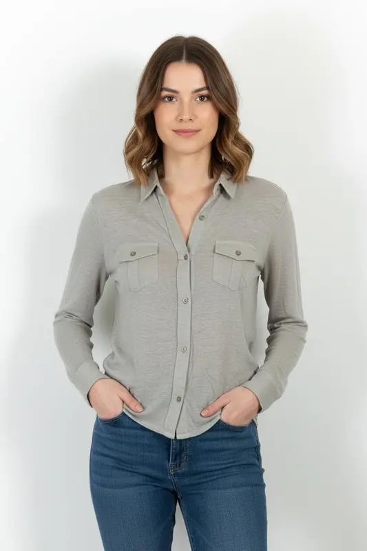 Chemise Grise - Taille S/36