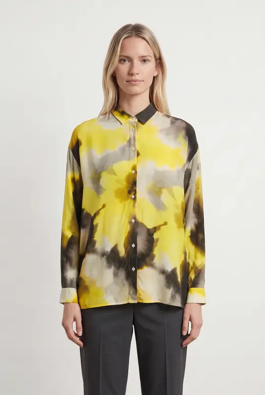 Chemise Jaune et Noire - Taille XS/34