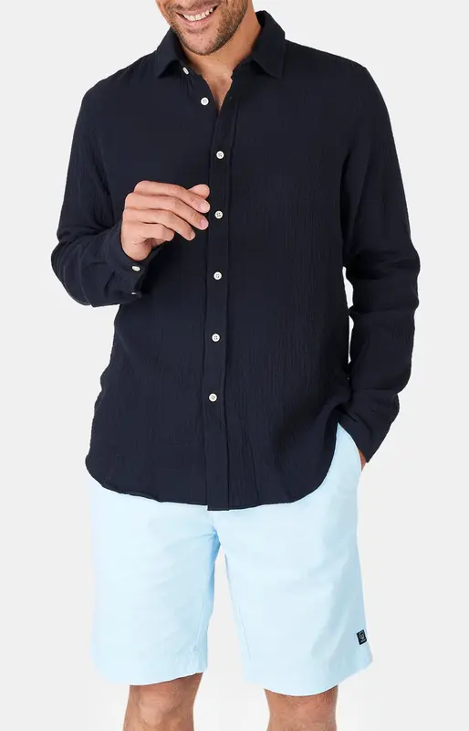 Chemise manches longues - Gaze de coton