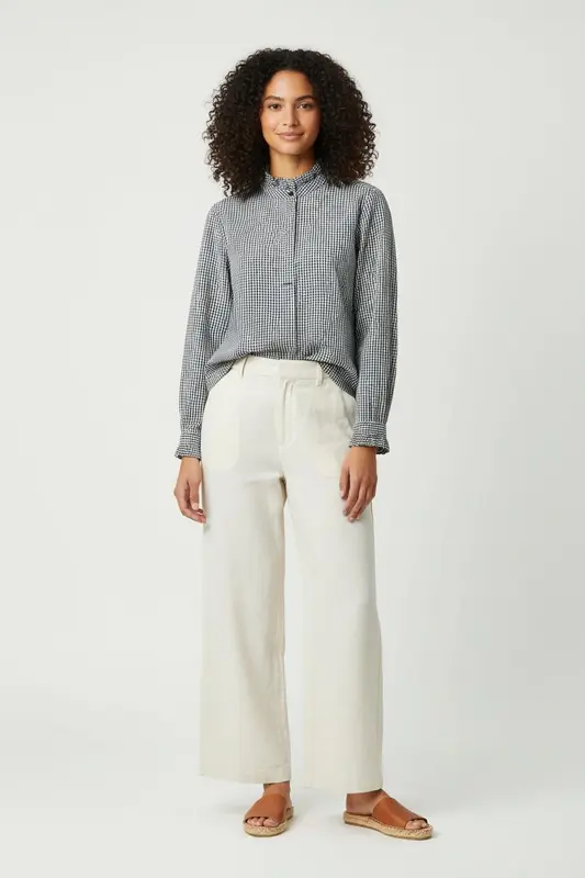 Chemise Noire et Blanche - Taille M/38