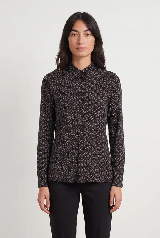 Chemise Noire et Blanche - Taille XS/34