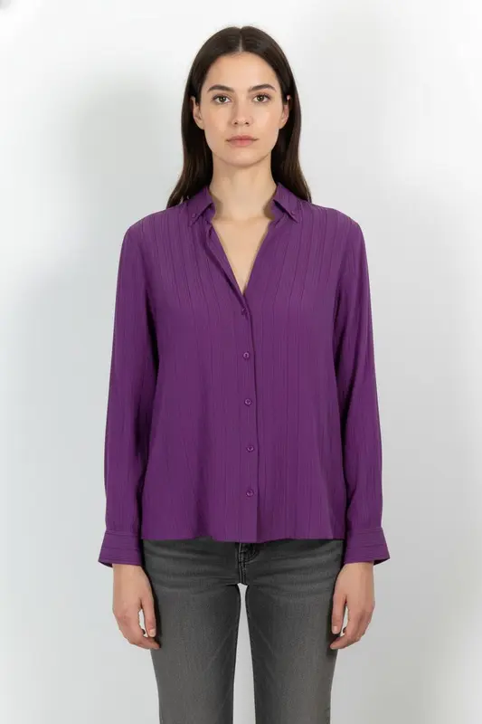Chemise Violette - Taille XS/34