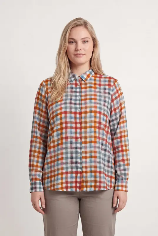 Chemisier à Carreaux Multicolore - Taille XL/42