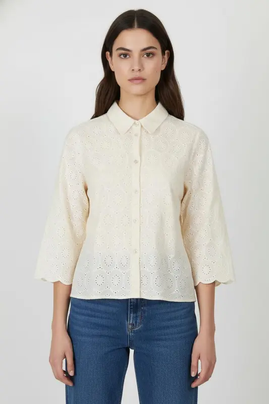 Chemisier Beige - Taille M/38