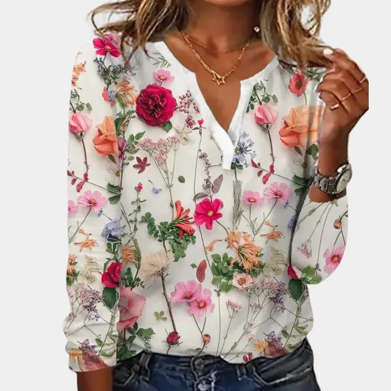 Chemisier Classique Imprimé Floral