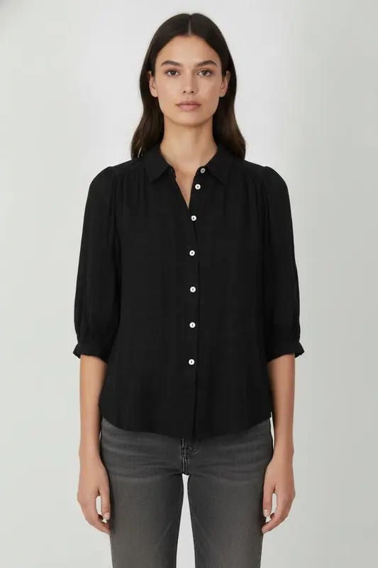 Chemisier Noir - Taille XS/34