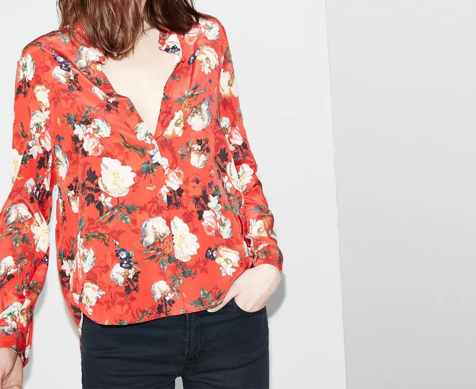 Chemisier Rouge - Taille L/40