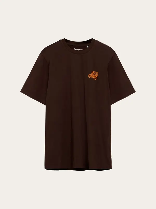 Chest embroidery t-shirt - Chocolate Torte