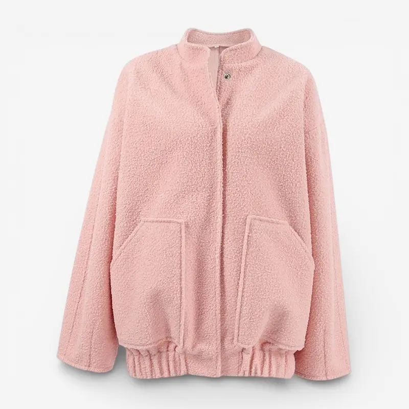 Chloé – Veste à manches longues avec col montant et poches fonctionnelles