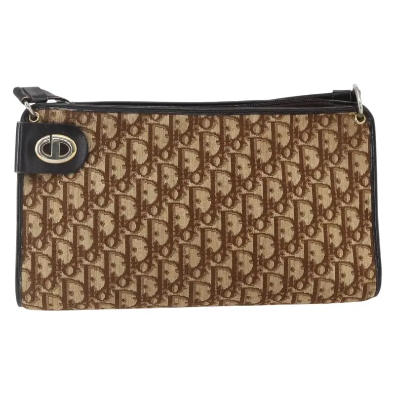 Christian Dior Vintage CD trotter Shoulder bag Canvas