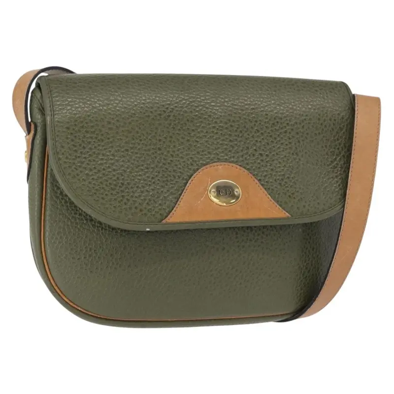 Christian Dior Vintage Shoulder Bag Leather