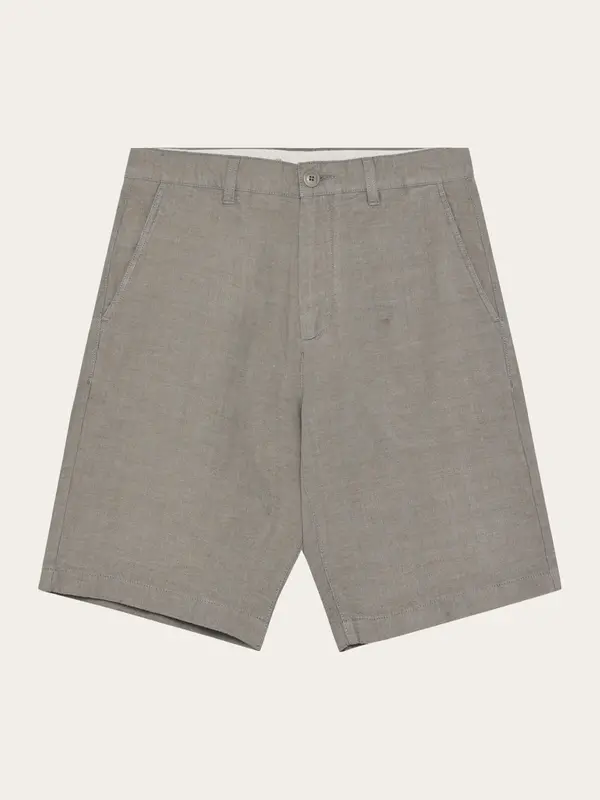 Chuck regular linen shorts - Yarndyed Twill