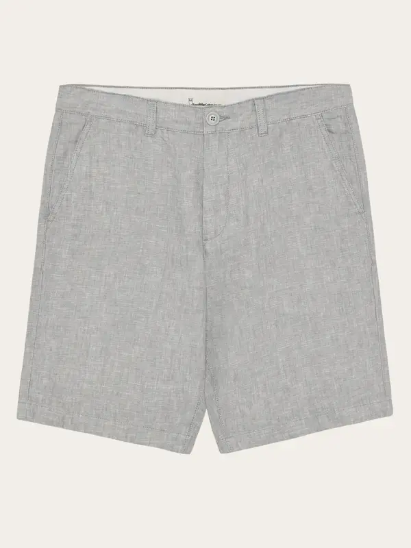 Chuck regular linen shorts - Yarndyed Ultimate Grey