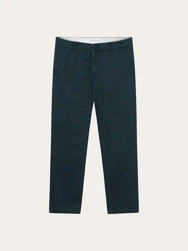 CHUCK regular twill chino pants - Total Eclipse