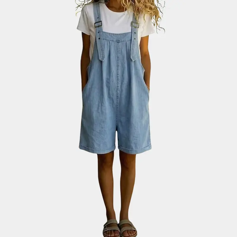 Clara - Salopette Denim Polyvalente