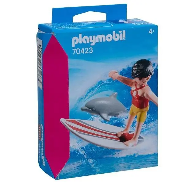 Coffret Playmobil Surfeur avec Dauphin
