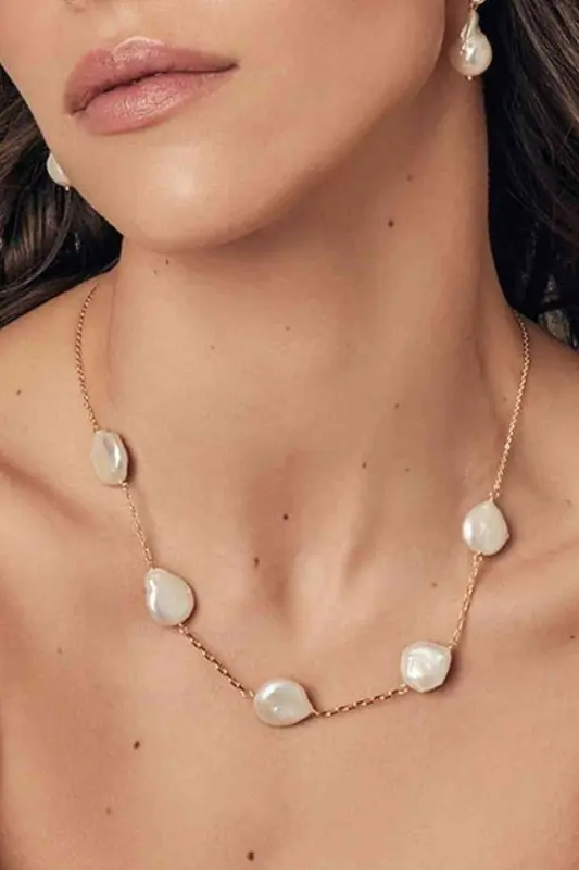 Collier perle d'eau douce femme