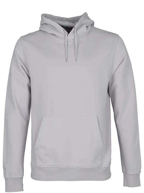COLORFUL Classique hoodie couleur Limestone Grey