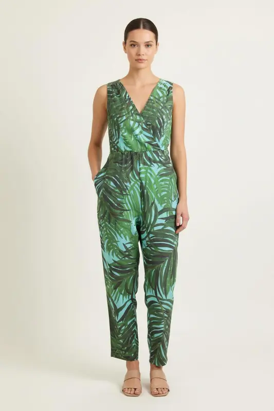 Combinaison Verte et Bleue - Taille S/36