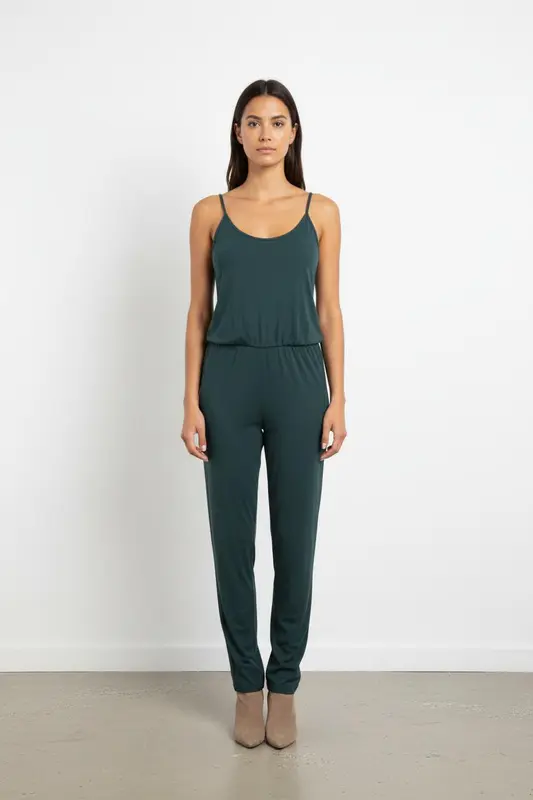 Combinaison verte rayée - Taille S/36