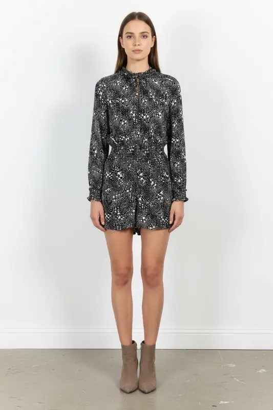 Combishort Noire et Blanche - Taille L/40