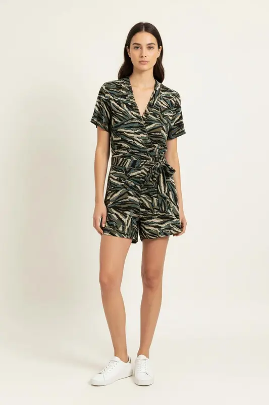 Combishort Verte et Noire - Taille M/38
