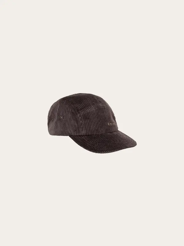 Corduroy 5-panel cap - Chocolate Torte
