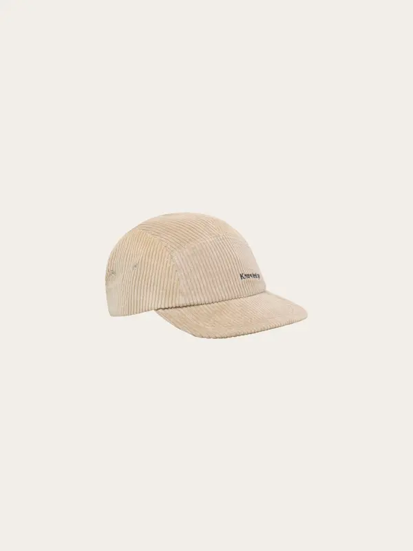 Corduroy 5-panel cap - Light feather gray