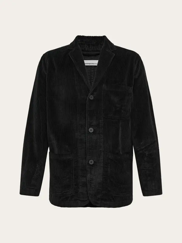 Corduroy blazer - Black Jet