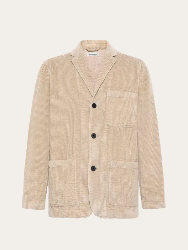 Corduroy blazer - Light feather gray