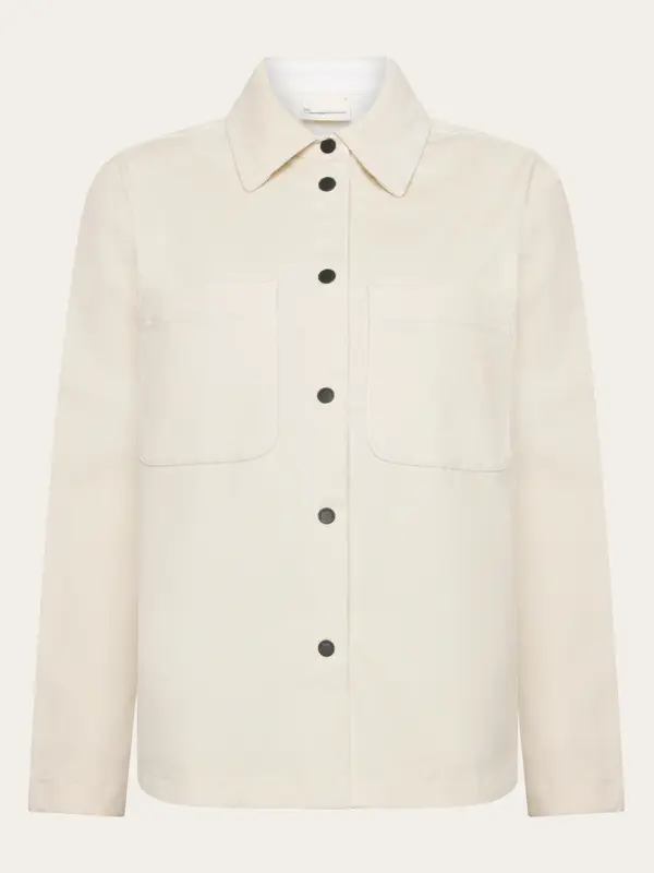 Corduroy overshirt - Egret