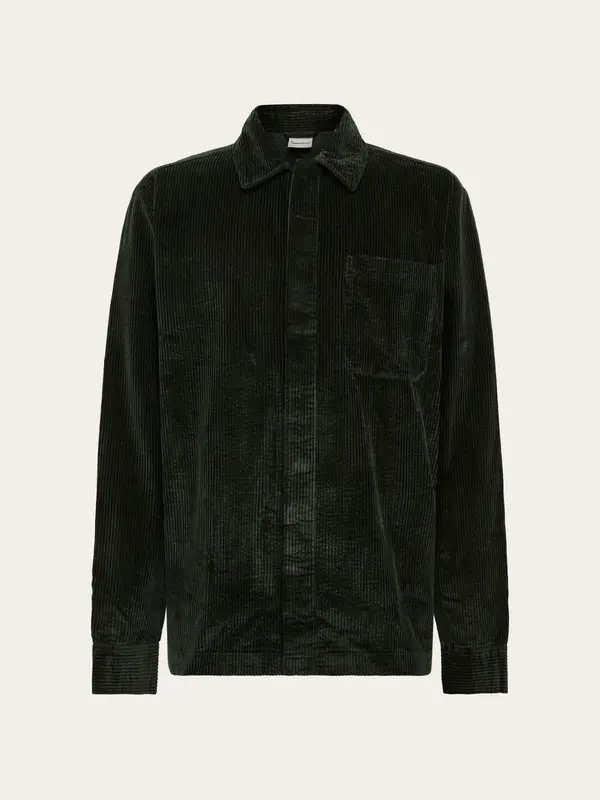 Corduroy overshirt - Forest Night