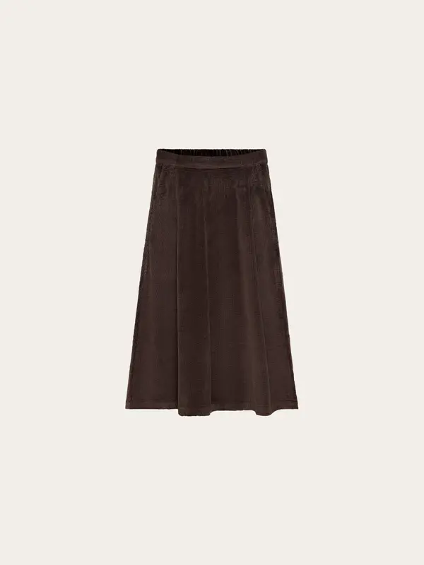 Corduroy skirt - Chocolate Torte