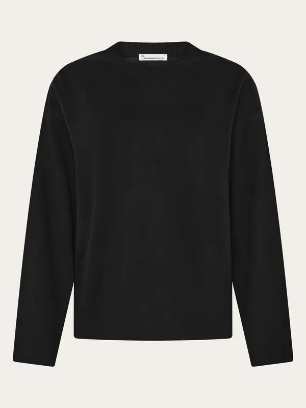 Cotton-blend sweater - Black Jet