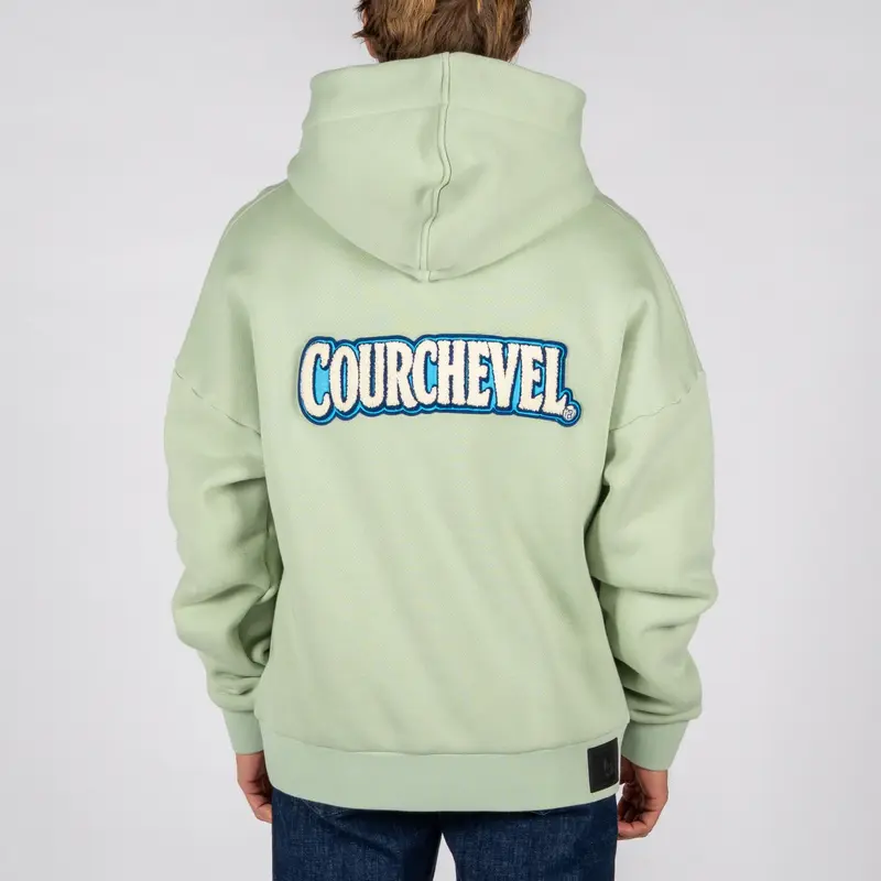COTTON HOODIE COURCHEVEL BIG | GREEN