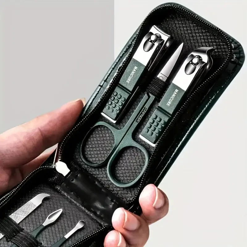 Coupe-Ongles Professionnel avec Kit de Manucure Compact