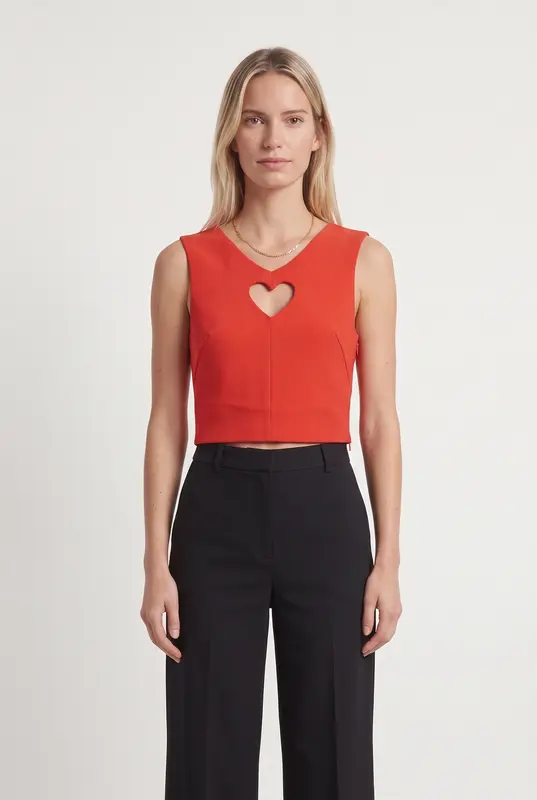 Crop top Rouge - Taille S/36