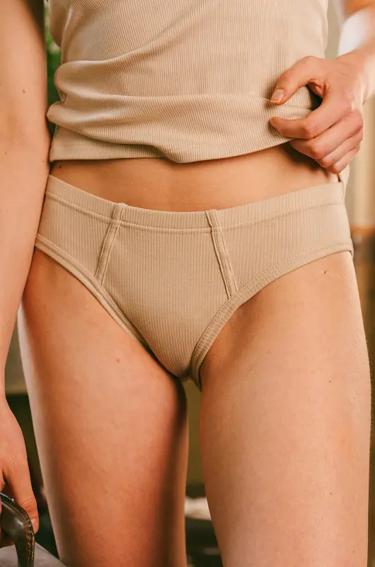 Culotte côtelée