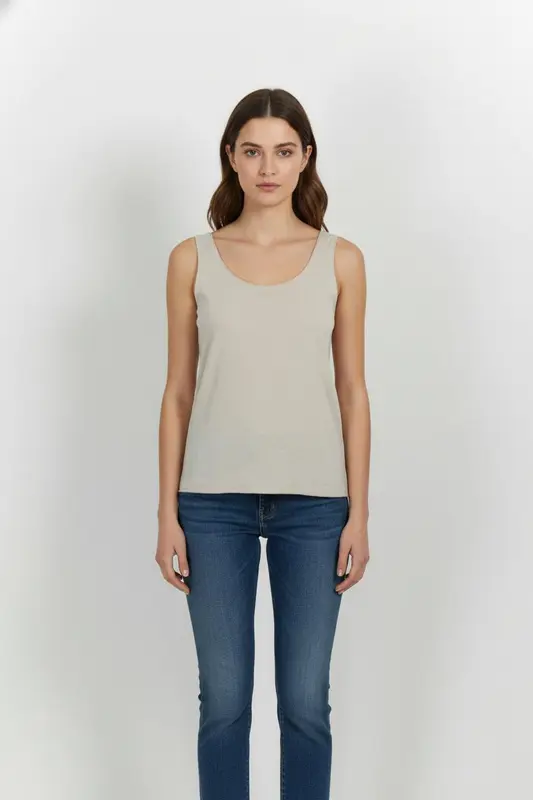 Débardeur beige - Taille Unique