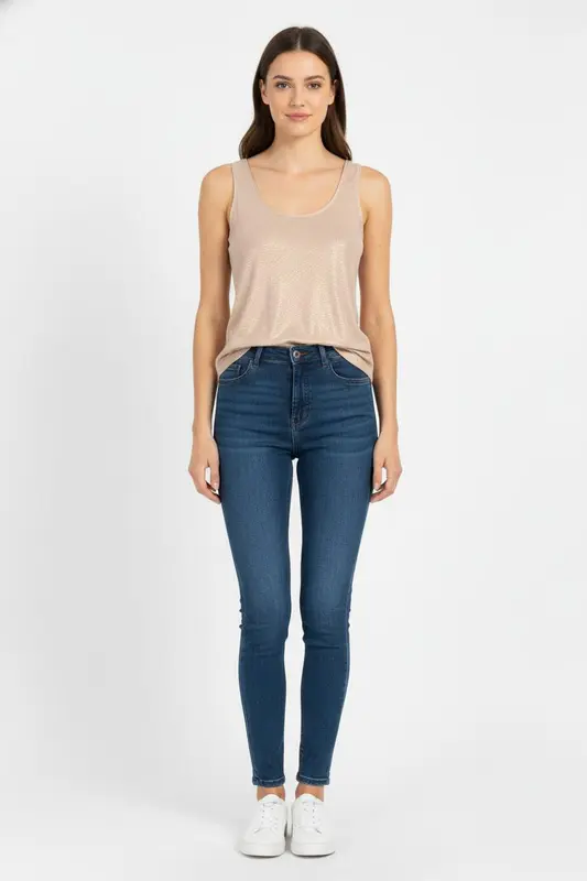 Débardeur Doré - Taille L/40