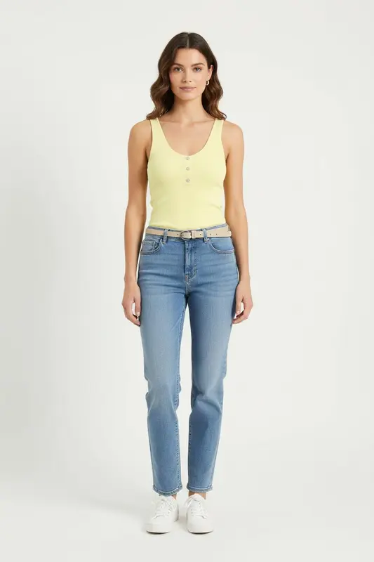 Débardeur Jaune - Taille XS/34