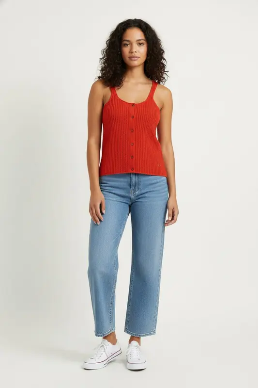 Débardeur Rouge - Taille S/36